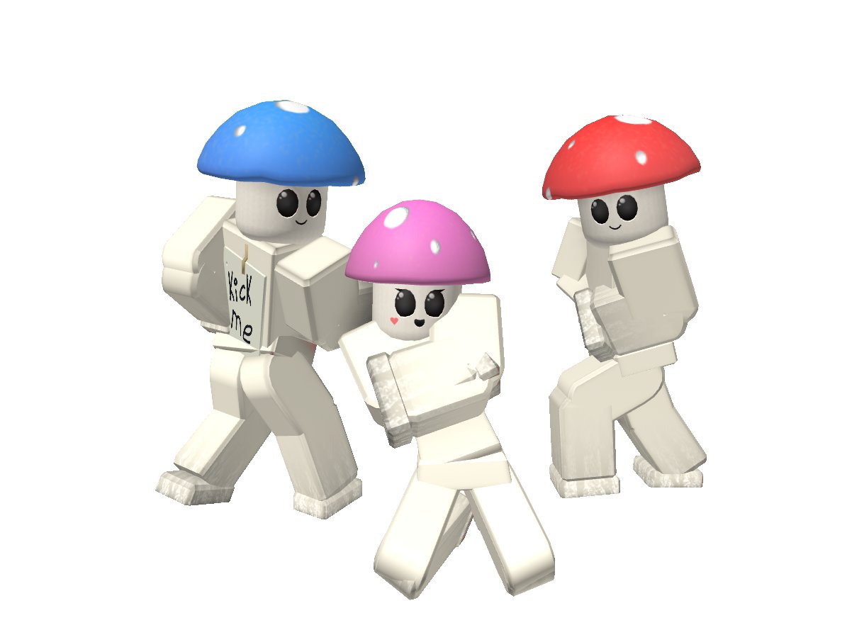 Diesoft On Twitter I Lowered The Prices Of The Mushroom Hats I Made Like Half A Year Ago From 250 To 125 Considering Prices Today Those Were Pretty High So Have At - mushroom hat roblox id