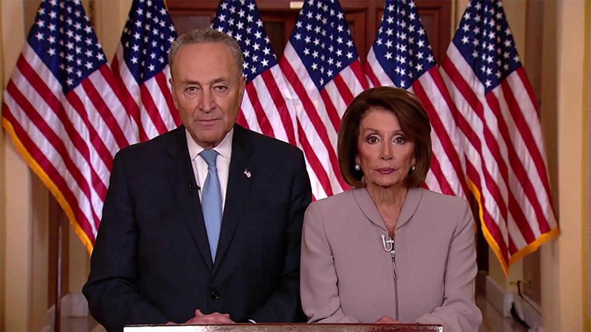 CarmineSabia's tweet photo. These are the two pieces of human shit who just stopped YOU from getting money to help with your economic situation during the coronavirus crisis. Blame Schumer and Pelosi, the millionaires who give no f**ks about you. F**k you Senate Democrats. https://t.co/yOBcMZcit1