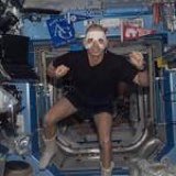 Astro_Clay's tweet photo. Hey now...! I was the #KingofFun before it was cool! And before the #ISS had internet access! #E15 https://t.co/O59cfKn6fy