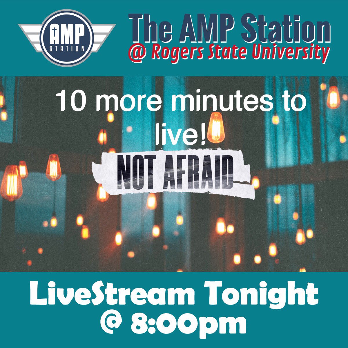 Ten more minutes to our livestream on Facebook Live! Amplifying Millennials Project page! #ampyoself