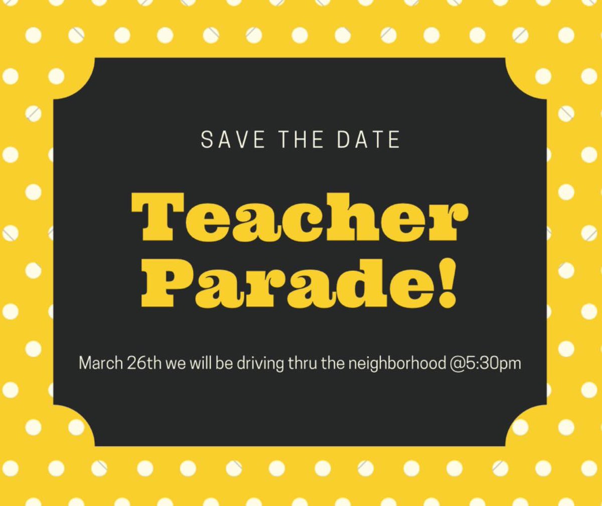 <a href="/GRESDragons/">Greenfield ES</a> staff coming to the neighborhood later this week.  We can’t wait to see you (from our cars)#socialdistancing #GRESStrong