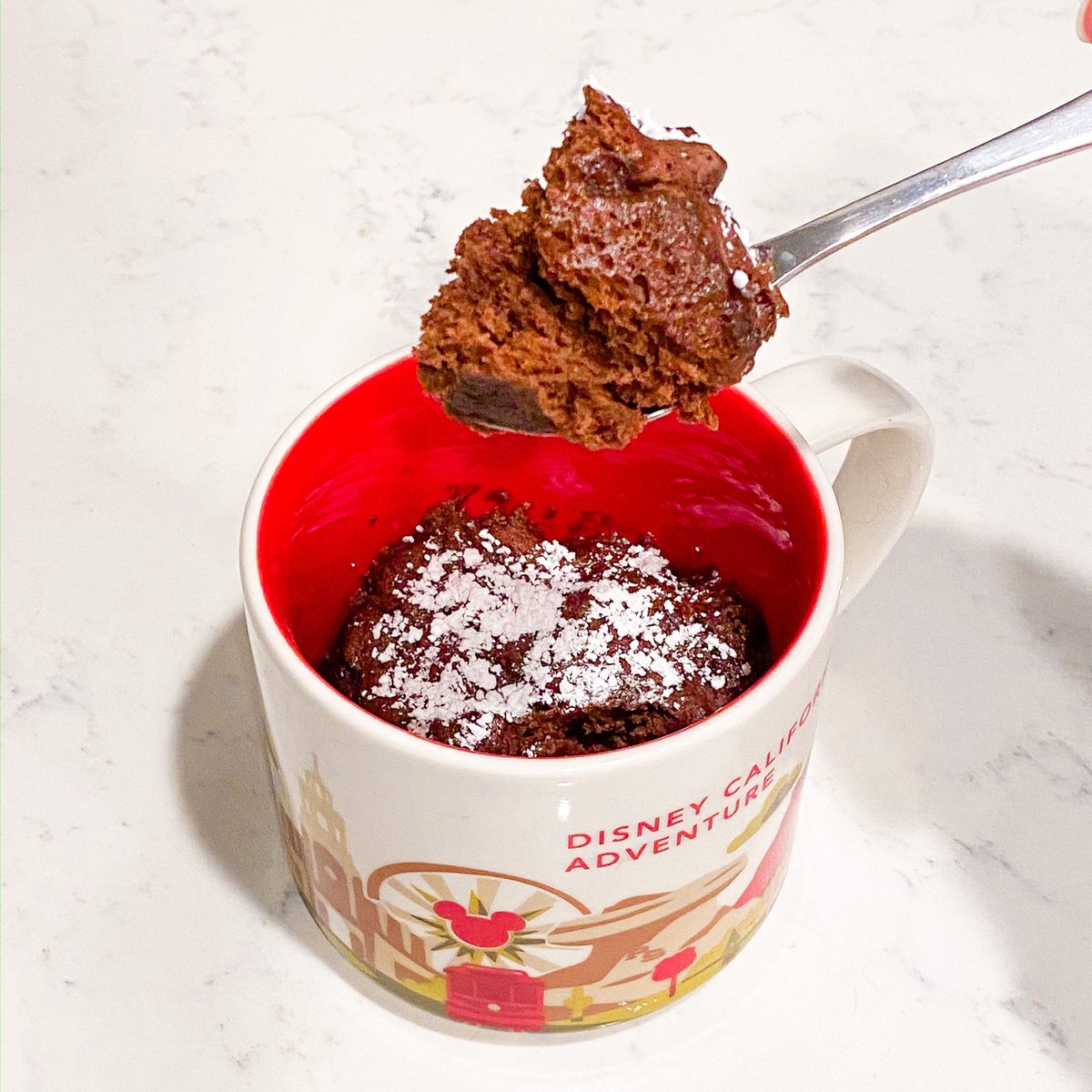 The sweet tooth is real for today’s DQFF:Buena Vista Street Mocha Mug Cake(google “mug cake” for easy, microwaveable mini cakes like this that don’t use a ton of crazy ingredients!)