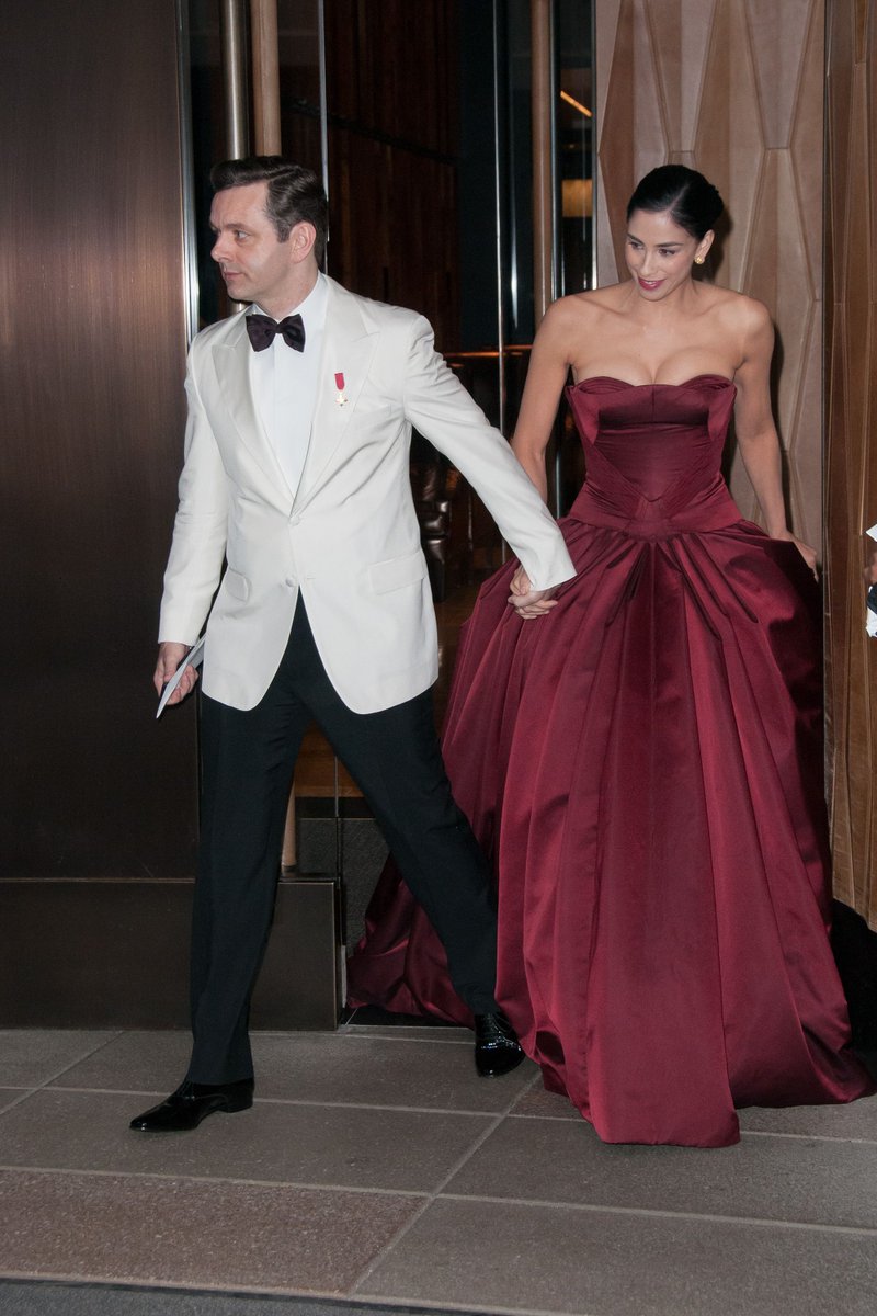 6 photos of Michael and Sarah Silverman heading to the Charles James Beyond Fashion Costume Institute Gala, 2014  http://michael-sheen.com/photos/thumbnails.php?album=610
