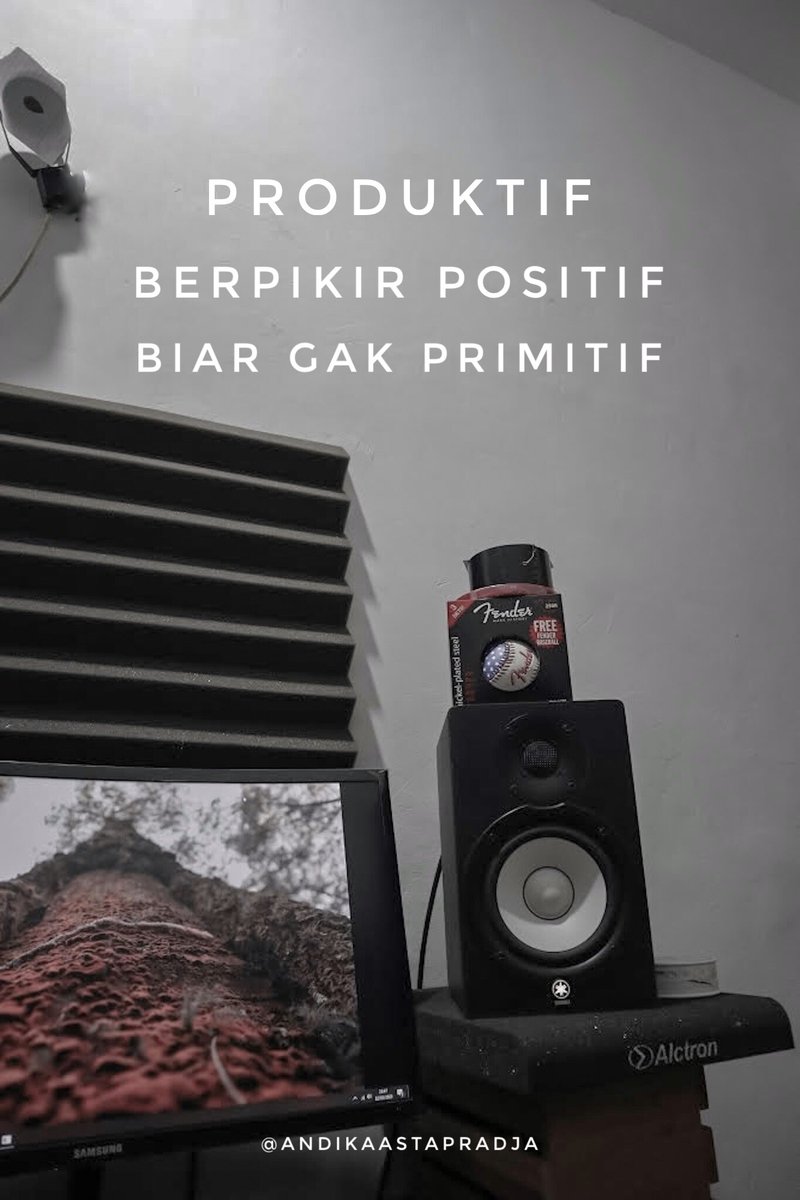 Produktif
Berpikir positif
Biar ga
#dirumahaja