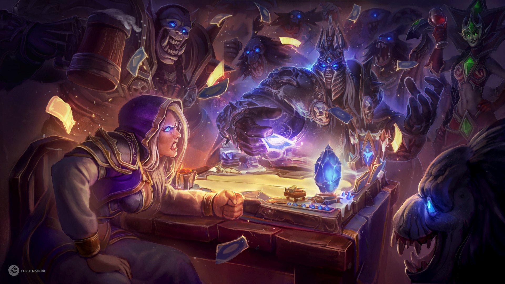 The Art of Warcraft on Twitter: Tavern Brawl Fan Art Drawn By 🖊 [ Felipe Martini ] dessiné par нарисовано Dibujado por Artist Profile : https://t.co/N6gYpDY4Z1 #warcraft #gameArt #blizzard #