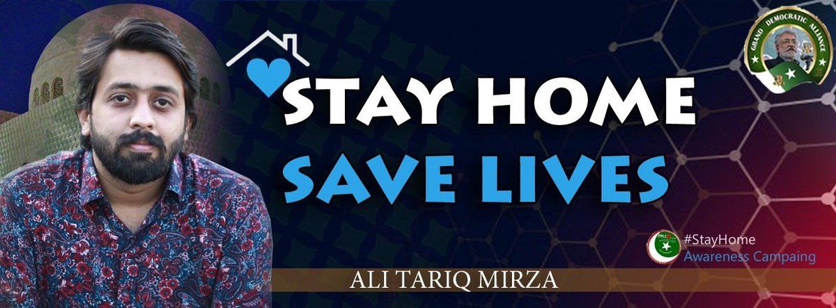 My name is Ali Tariq Mirza on Sindh Government's advise,I am voluntarily going for 3 days self-quarantine. I request everyone, my friends and family in Sindh to voluntarily go for complete self-quarantine for 3 days as advised by the Govt -

#SindhSelfQuarantine
#Socialdistancing