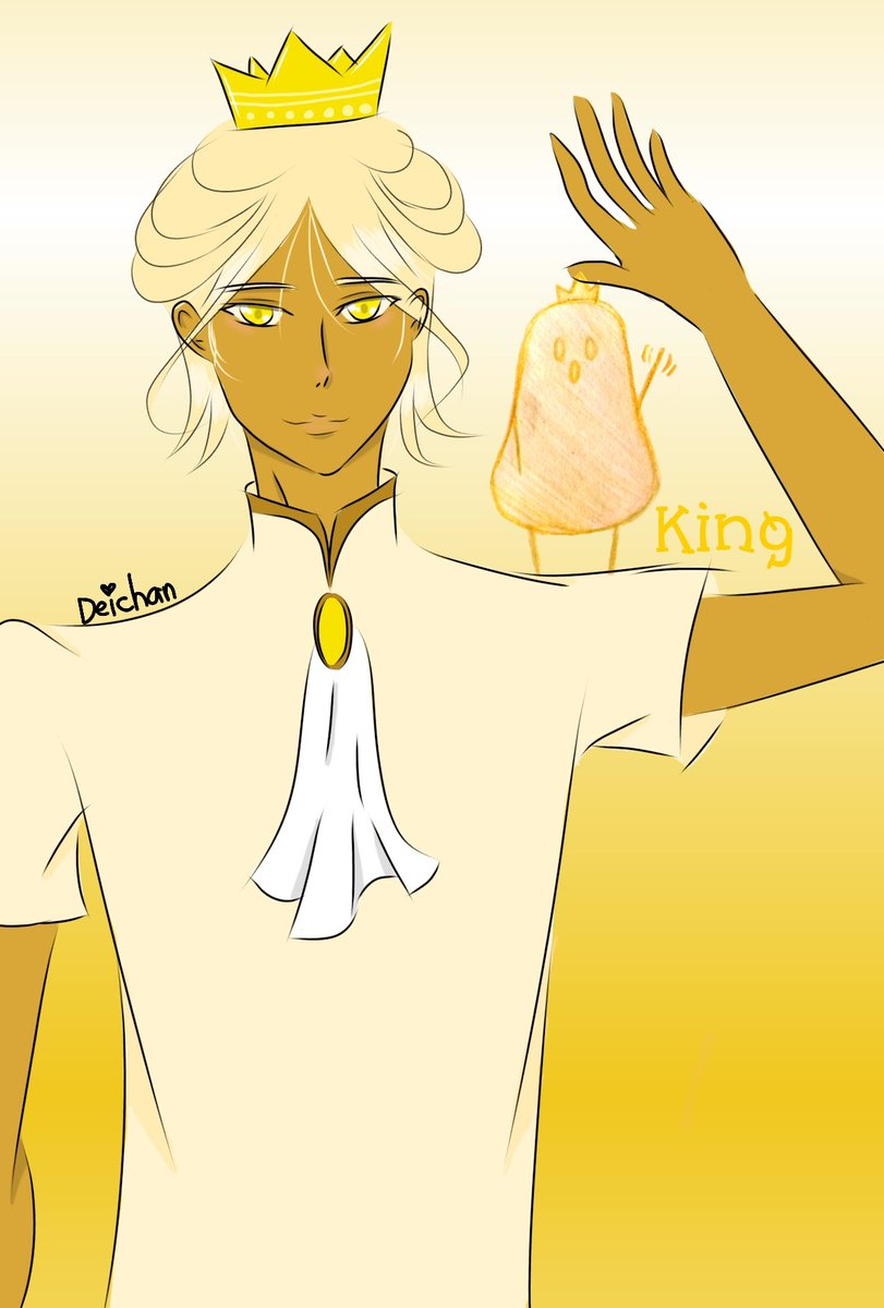 deinieru13's tweet photo. Meet King, the Royal Yellow Blob 💛
#FANART
#LilBlobs https://t.co/u7prbrjcbP