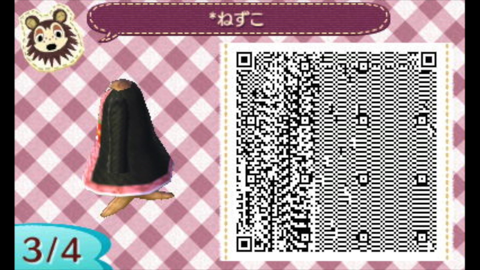 Demon Slayer Nezuko Kimono Robe Pro Design Code - Animal Crossing New  Horizon