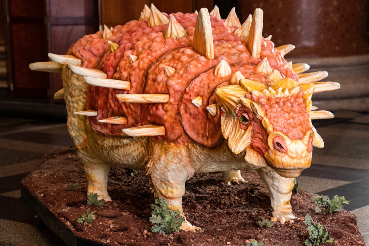 FoodNetwork's tweet photo. You HAVE to see #TeamBuddy's life-size dinosaur cake! #BuddyVsDuff https://t.co/QXmvWdU5Fp