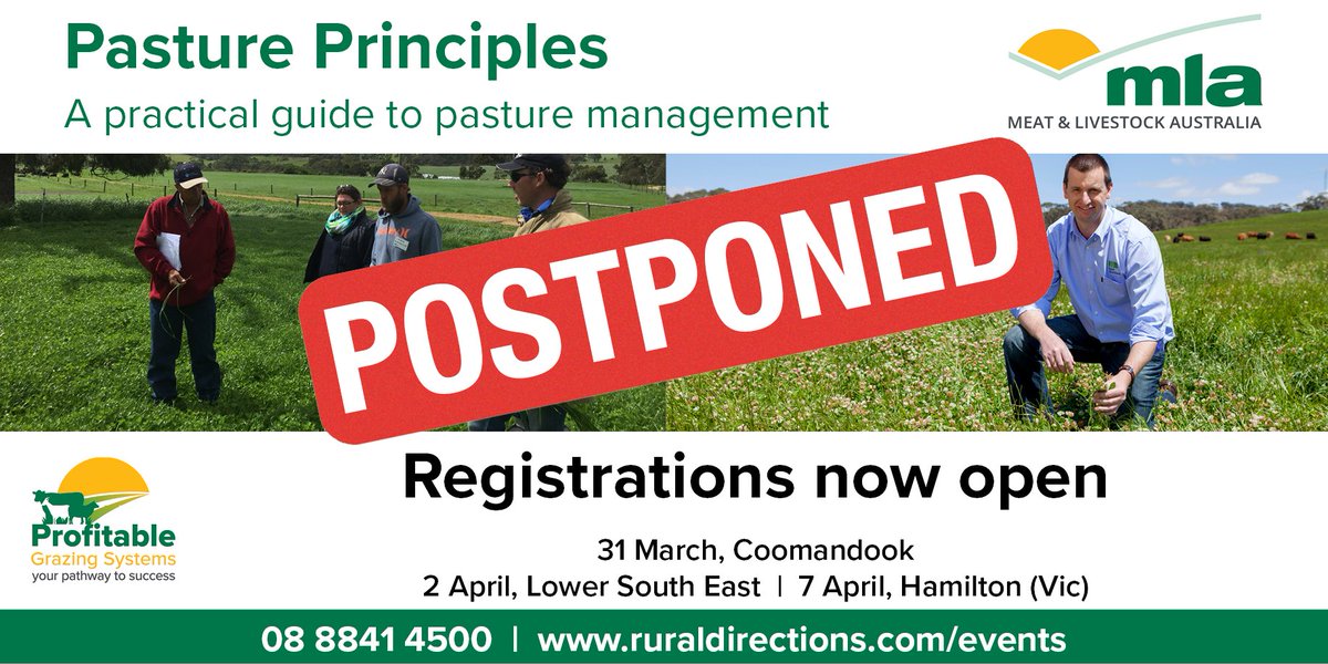 WORKSHOPS POSTPONED - Please note that the planned Pasture Principles workshops have been postponed due to COVID-19. Updates regarding new dates for these workshops will be communicated once we are able to.