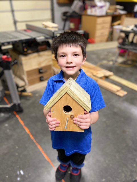 One of my hard working Kinders working in “shop” class with dad! Way to go Jacob! #InThisTogetherLPS  #ShareTheGoodLPS