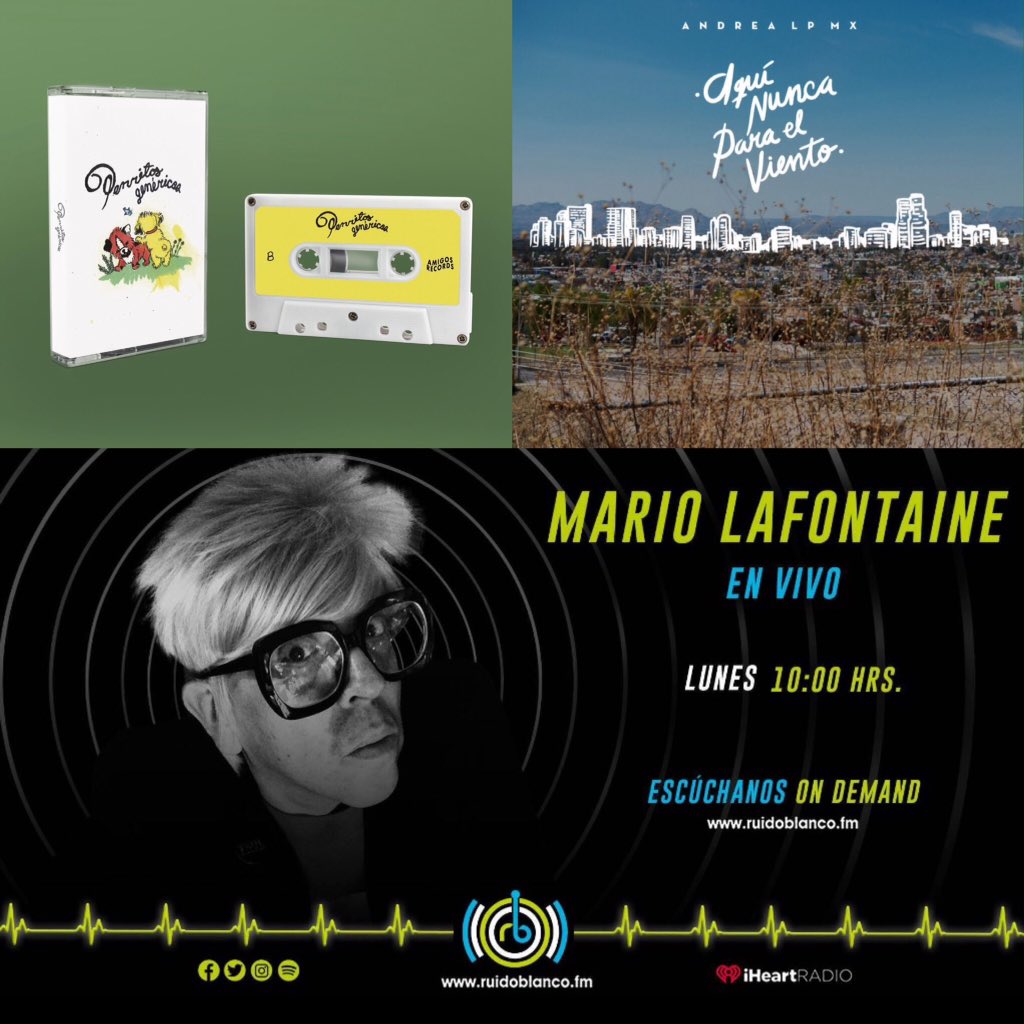 lafontainetouch's tweet photo. Lunes 23 de marzo #Ruido2020 propuestas @kandinskydira GOK de @RickyBoring @divier_music @MusicVirrey y @LosDelicadosMx , 10:30 a 11:15 #perritosgenericos de @carlos_bergen 11:15 a 12 @andrealpmx con digitales y acústico @ruidoblancofm @iHeartRadioMx https://t.co/9eBHBh4tTh