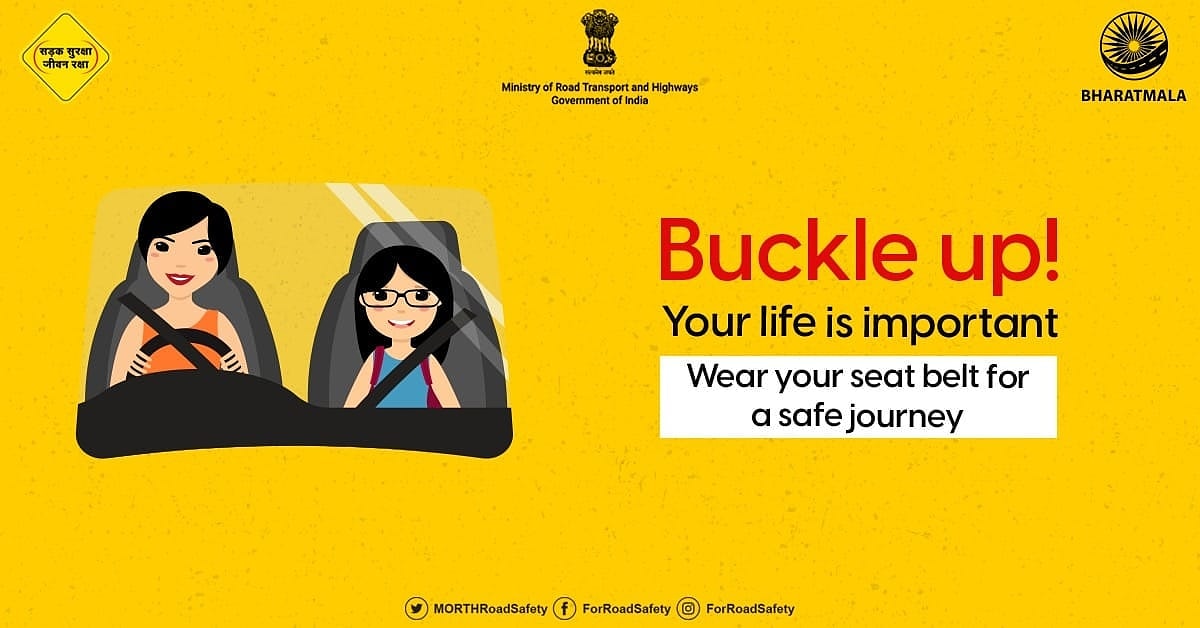 Be safe!
#SadakSurakshaJeevanRaksha 
#ISupportRoadSafety