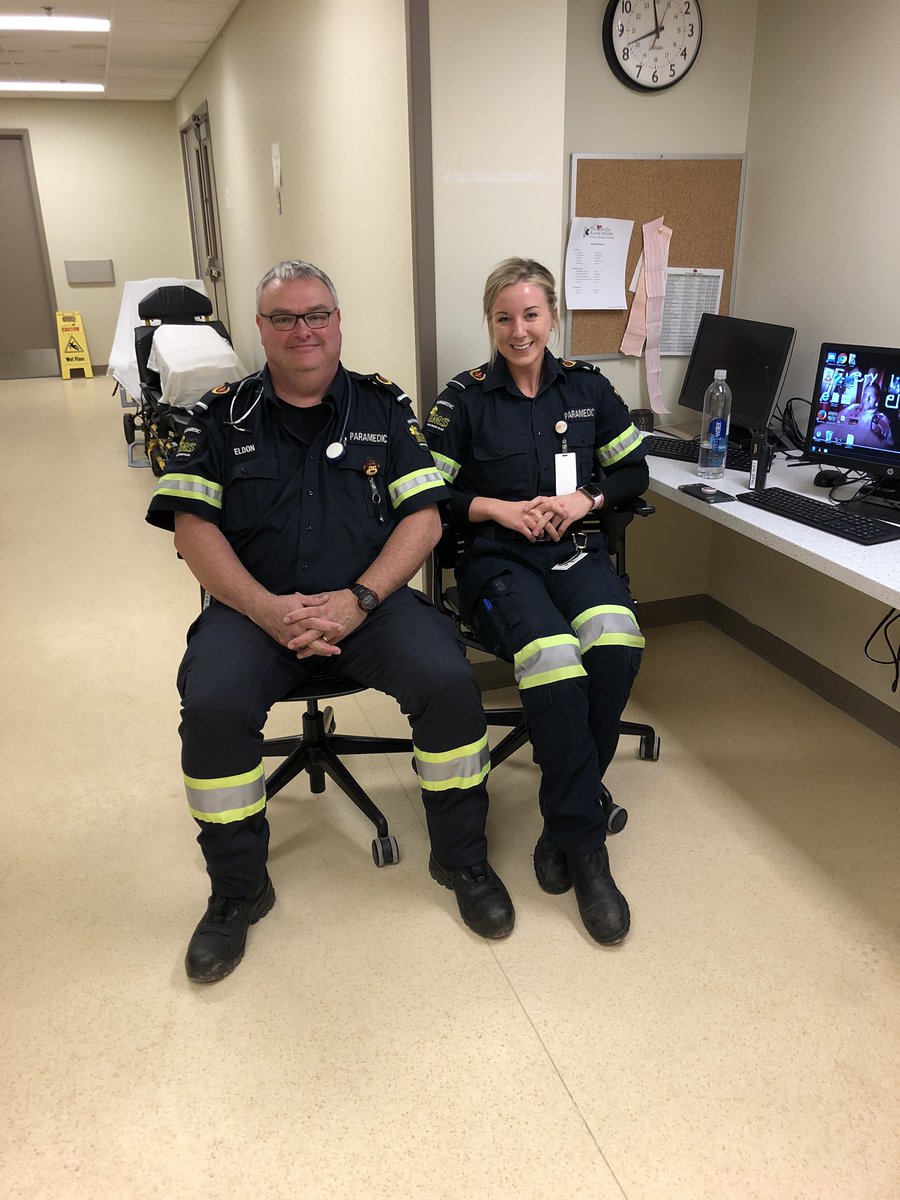 Meet COVID Warriors Eldon and Priscilla.  They are important part of the medical assistance chain and are a key component in the fight against COVID 19. Thank you EMS!