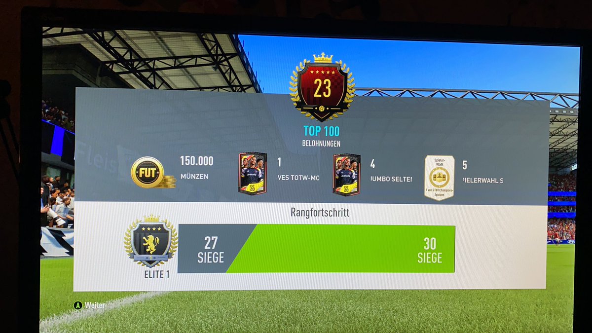 ProhunterFIFA's tweet image. 30-0 ✅