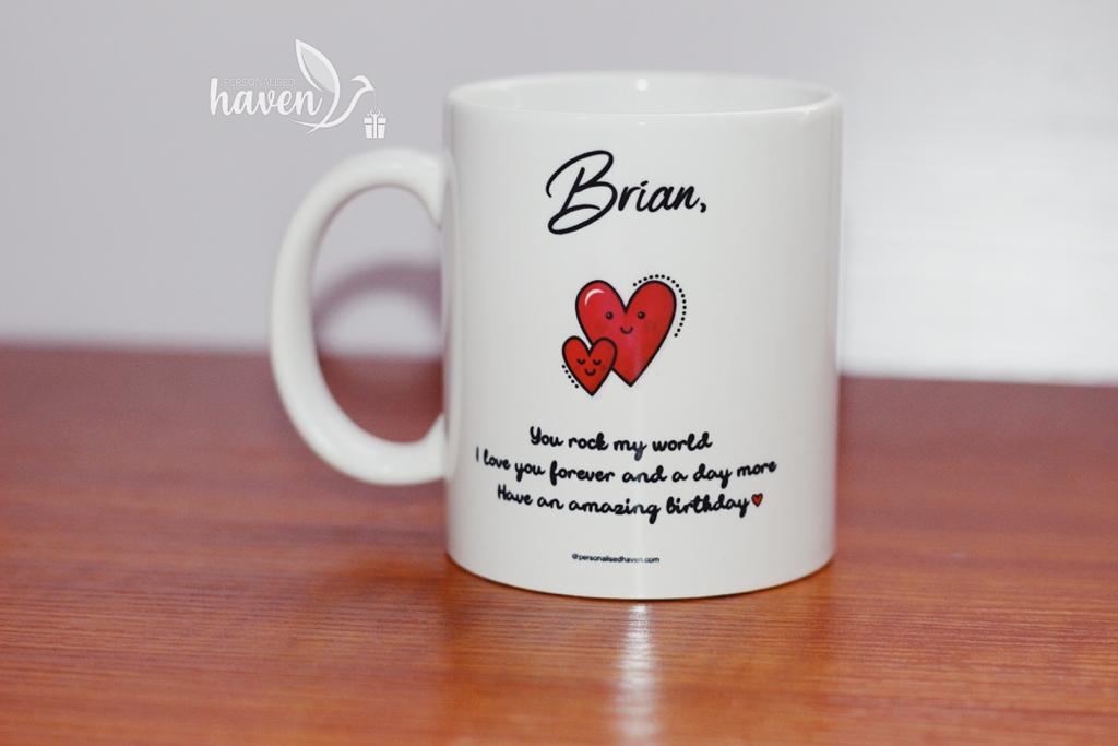 PersonalisedHav's tweet photo. “And when you smile, the whole world stops and stares for awhile, cause you’re amazing, just the way you are.” Here's the love song that comes to mind upon seeing this mug! A birthday package for your fave isn't complete without this mug. Yes, eeriswhaheeris! 😆 https://t.co/Z5VfoFQ3p3