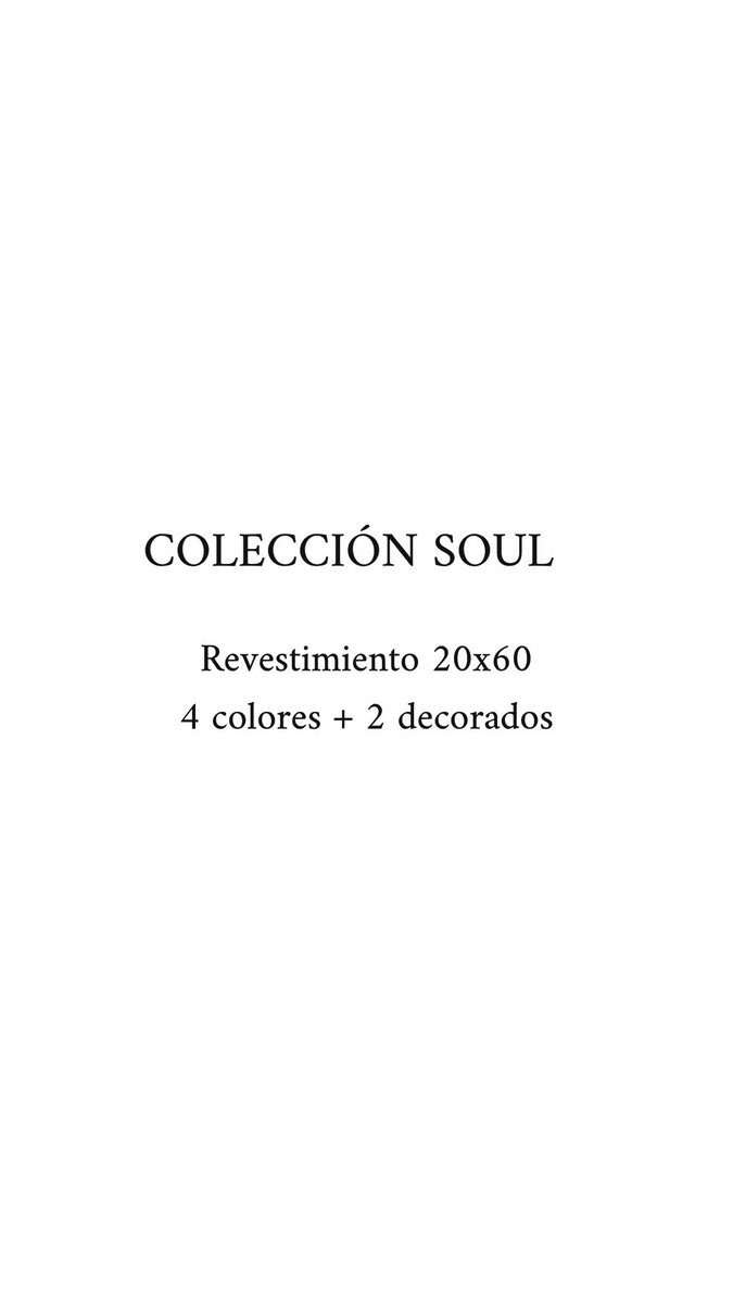 Azuliber's tweet photo. 💥 SOUL 20x60 | Estar en casa también nos da la oportunidad de dedicarnos tiempo y pensar en todos los espacios que podemos crear. Nuestras colección SOUL te ayudará a sentir esa atmósfera tan deseada 🤩
#juntossomosmasfuertes #juntosloconseguiremos
#azuliber #azuliberceramica https://t.co/e7XrcR8hbM