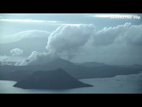 Taal Volcano Eruption Aftermath Stock Footage Reel - Philippines buz.tw/vL1S9