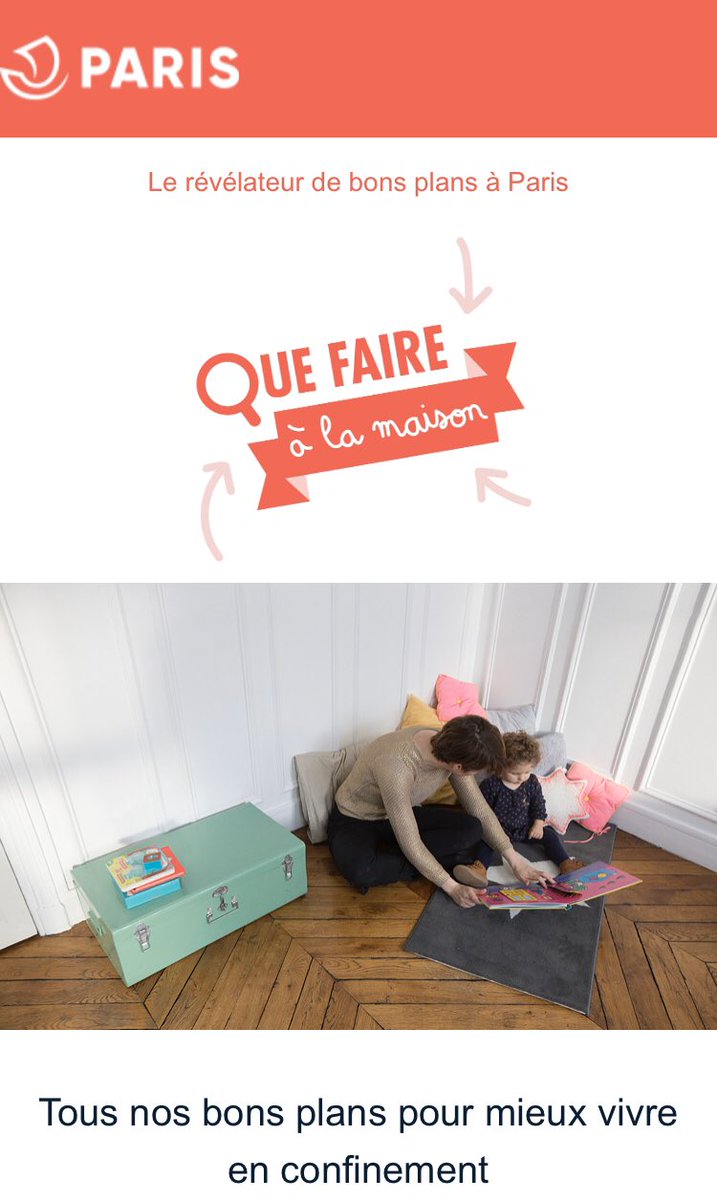 Paris On Twitter Mondaymotivation Pour Bien Commencer Cette 2eme Semaine De Confinement Tous Les Bons Plans 100 A La Maison Dans La Newsletter De Quefaireaparis Rebaptise Que Faire A La Maison Pour