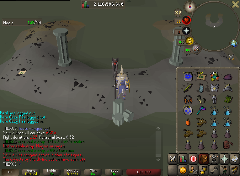 Zulrah Complete: 2 Tanz, 1 Magma, 1 pet