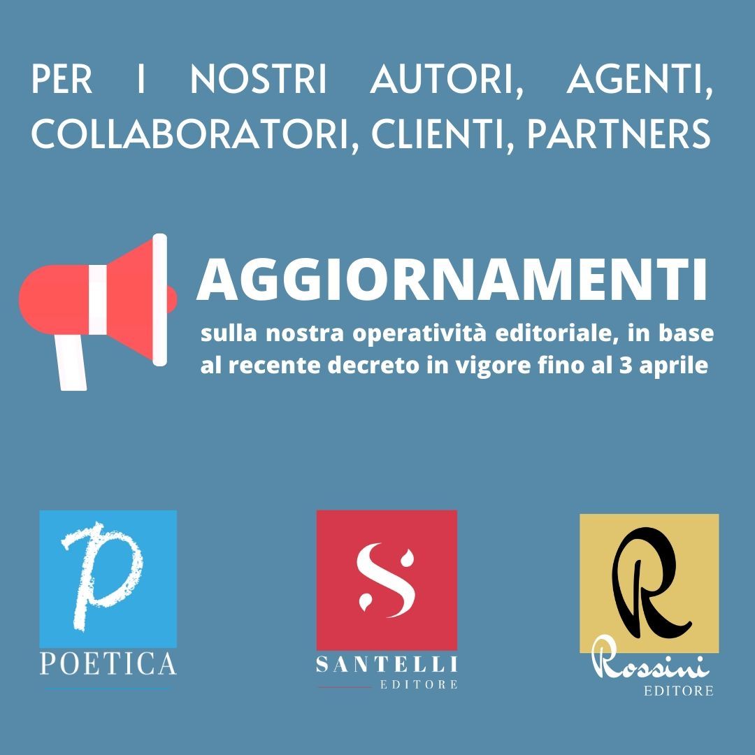 EditoreSantelli's tweet photo. Cari Amici, come certamente avrete appreso, il governo ha reputato di decretare la chiusura della quasi totalità delle attività italiane. Abbiamo quindi recepito la misura e siamo ora operativi in smart working.

Qui il comunicato ufficiale su https://t.co/vpupHhq57D https://t.co/GMz3L65eEe