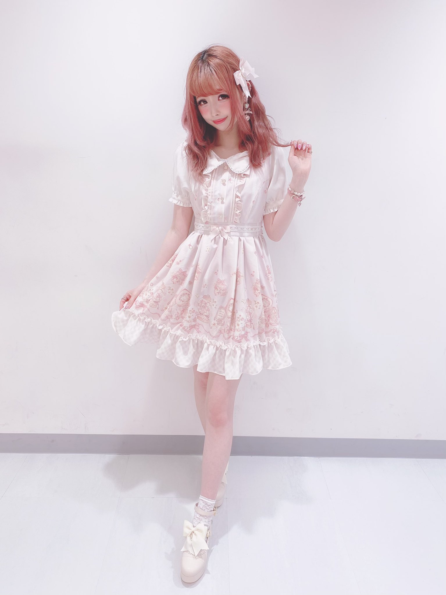 今季ブランド Candy Jewelry LIZLISA Box柄ワンピース ひざ丈 今季ブランド Candy Jewelry LIZLISA Box柄ワンピース ひざ丈