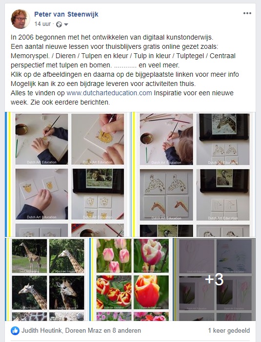 Om creatief actief bezig te blijven: dutcharteducation.com