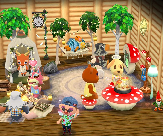 i dont have the n/ew a /c buttttt i revamped my cabin in p//ock/et ca\\mp 💘🌳🏕🍄⭐ https://t.co/1lpyPug