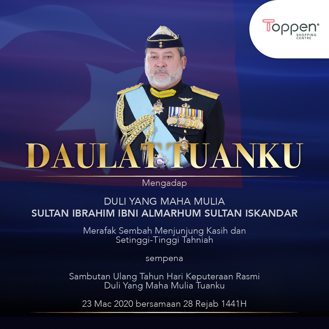 Sultan hari johor 2022 keputeraan Permohonan Rumah