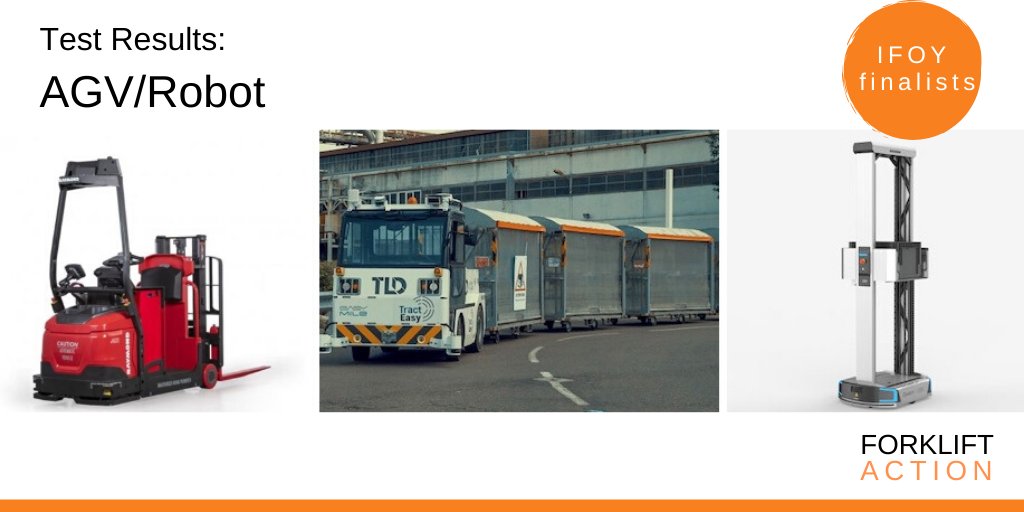 Forkliftaction's tweet image. #ForkliftactionNews continues sharing the results of the detailed testing for the 2020 #ifoy awards. This week, we share the results in the AGV/Robot category: bit.ly/3blwe1A

#logistics #automation #robot #AGVs