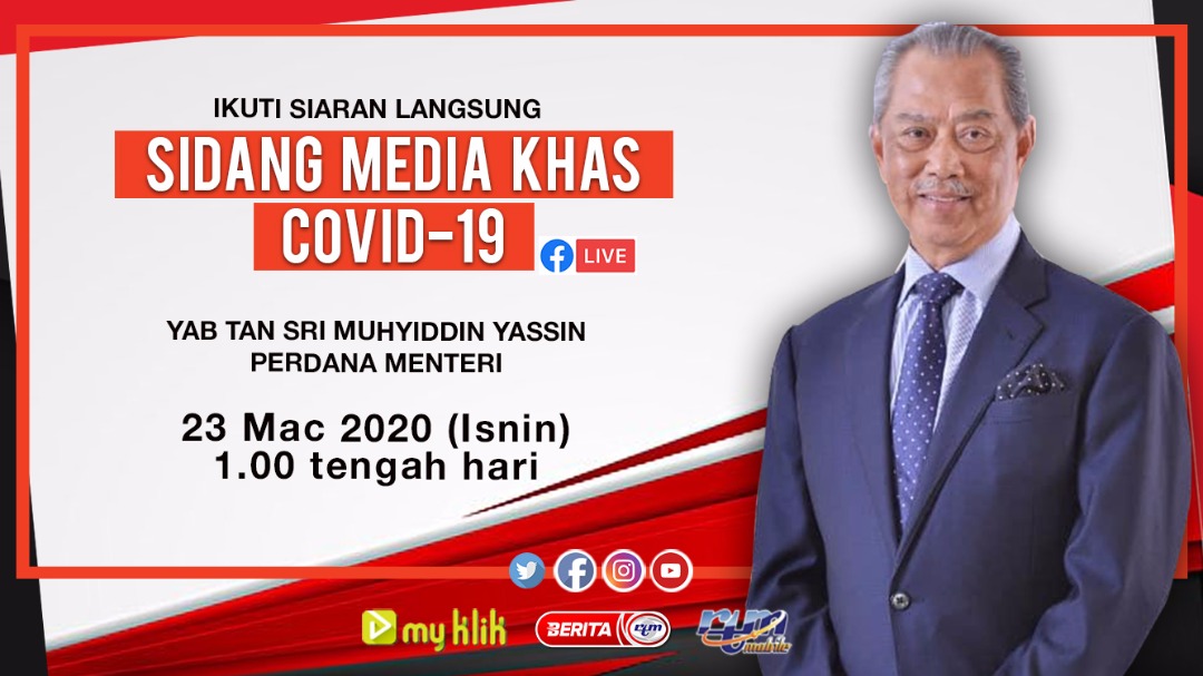 Sidang media muhyiddin yassin hari ini