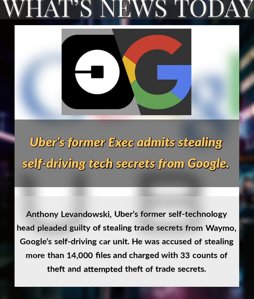 rketing2820's tweet photo. NEWS FOR THE DAY!!!!! #MaRketingMuni #marketingnewsdaily #news #newsfortheday #businessnews #easyconcepts #easylearning #selfdriving #uber #google #tech https://t.co/UV0DiNgbBa