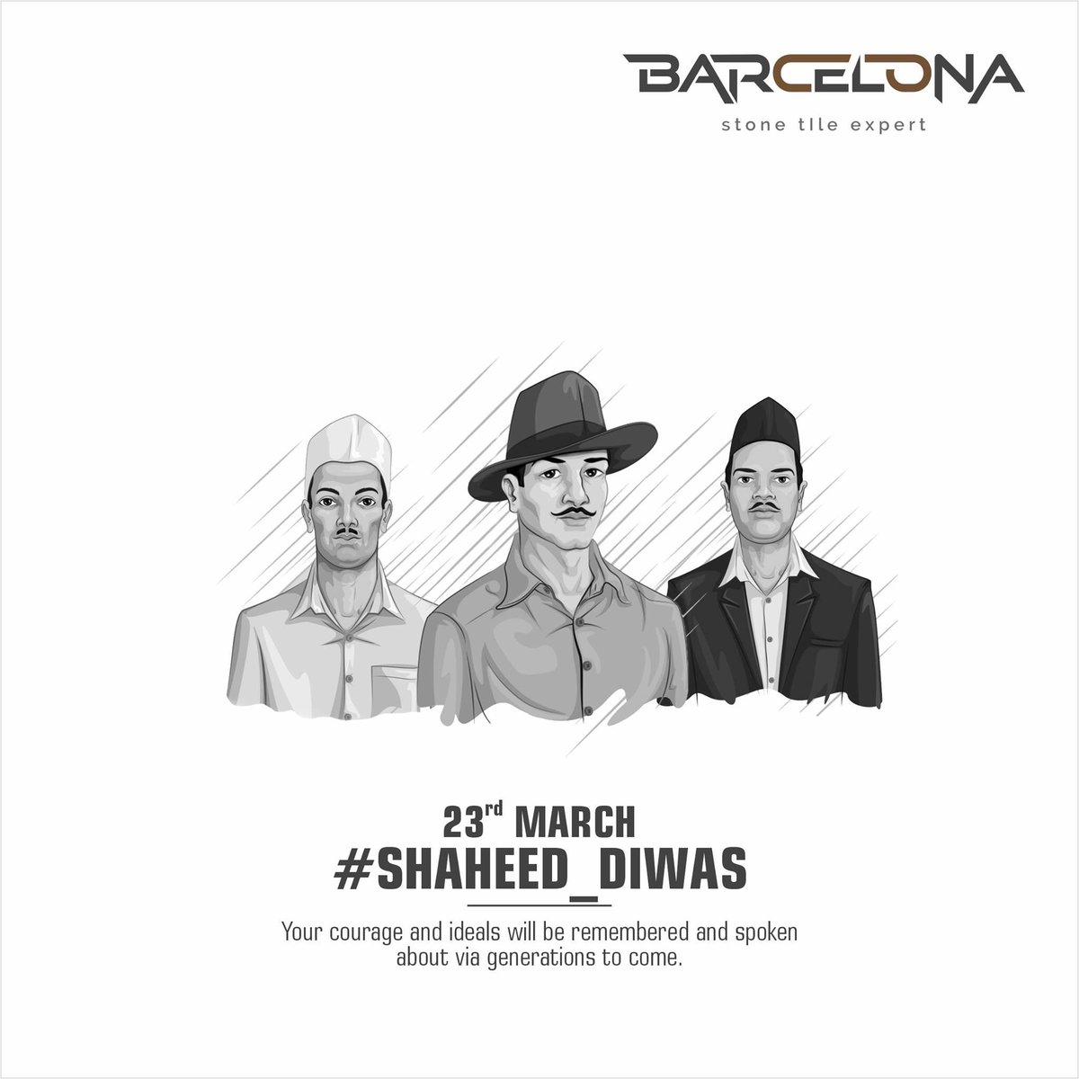 hiteshzalaria's tweet photo. Your courage and ideals will be remembered and spoken about via generations to come.
.
.
.
.
#barcelona #martyr #martyrday #salute #india #indian #proudindian #soldier #indianarmy #freedom #foughtforfreedom #respect #tribute https://t.co/9KWIsecL4z