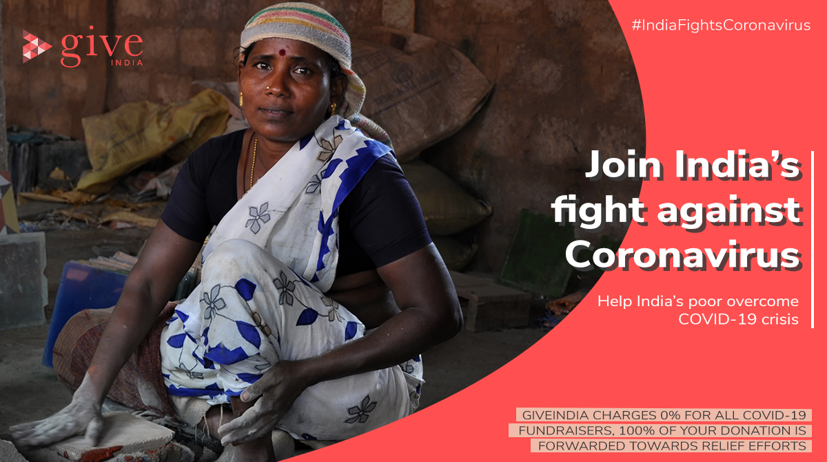 GiveIndia's tweet photo. As COVID-19 takes its toll, GiveIndia has launched Mission Support Covid Hit Families to provide cash support to daily wagers who've lost their jobs &amp; means of survival. Help put food on their plates: https://t.co/qhFN6QbHlE https://t.co/GZ2mBQTwk7