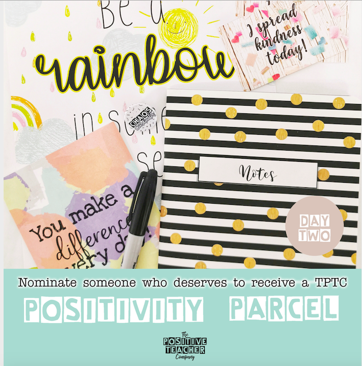 RT to win! Day 2! Positivity Parcel full of teacher goodies, sent to a teacher buddy of your choice! Make somebody's day; spread some joy; surprise happy mail! 

A different Positivity Parcel to be won EVERY DAY until 27.03.20. Enter each day on Insta &amp; Facebook too! Good luck!