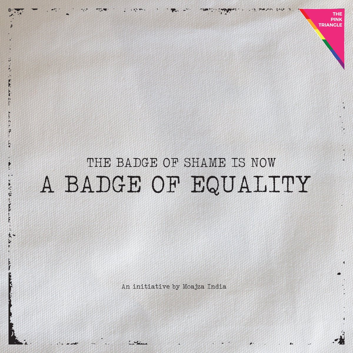 PinkTriangleIN's tweet photo. The Pink Triangle. Once, a mark of shame and humiliation. Today, a sign of empowerment, a feeling of pride, an embodiment of courage and strength. Follow our journey. This is just the start. 
#ThePinkTriangle #LGBTQ #Strength https://t.co/d3nKlYLdMa