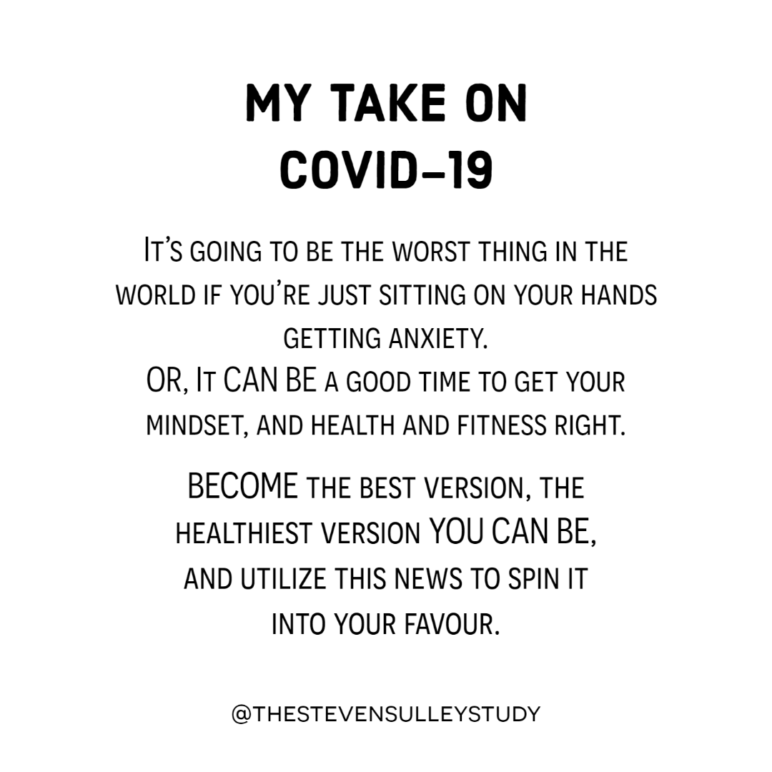 Many opinions going around on this subject - how are you handling it all so far? youtube.com/watch?v=3UpFyf…