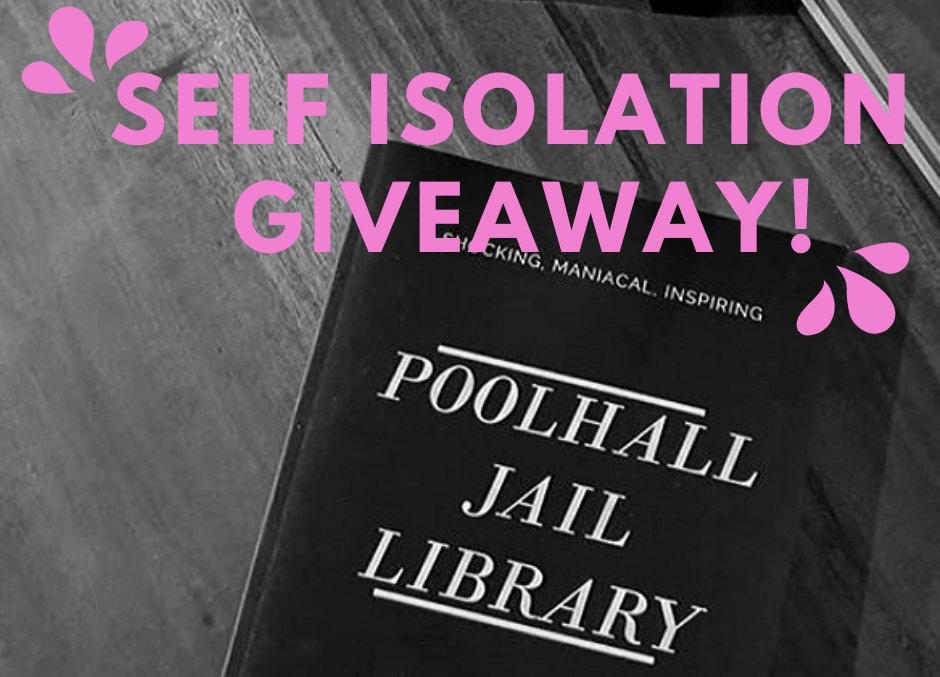 Libraries closing, money tight, limited means of entertainment.

In response I'm giving away 2 free copies of my #firstbook 'Poolhall - Jail - Library'.

All you need to do is follow this account + @ three friends to go in the running.

Open worldwide. Winners announced Saturday.