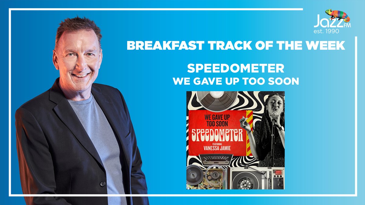 jazzfm's tweet image. Our Breakfast Track of the Week: Speedometer- We Gave Up Too Soon feat. Vanessa Jamie

Jazz FM Breakfast with Nigel Williams, every weekday from 6:30am

| @lovenigel @speedometerfunk @VanessaJamieUK | #JazzFMBreakfast