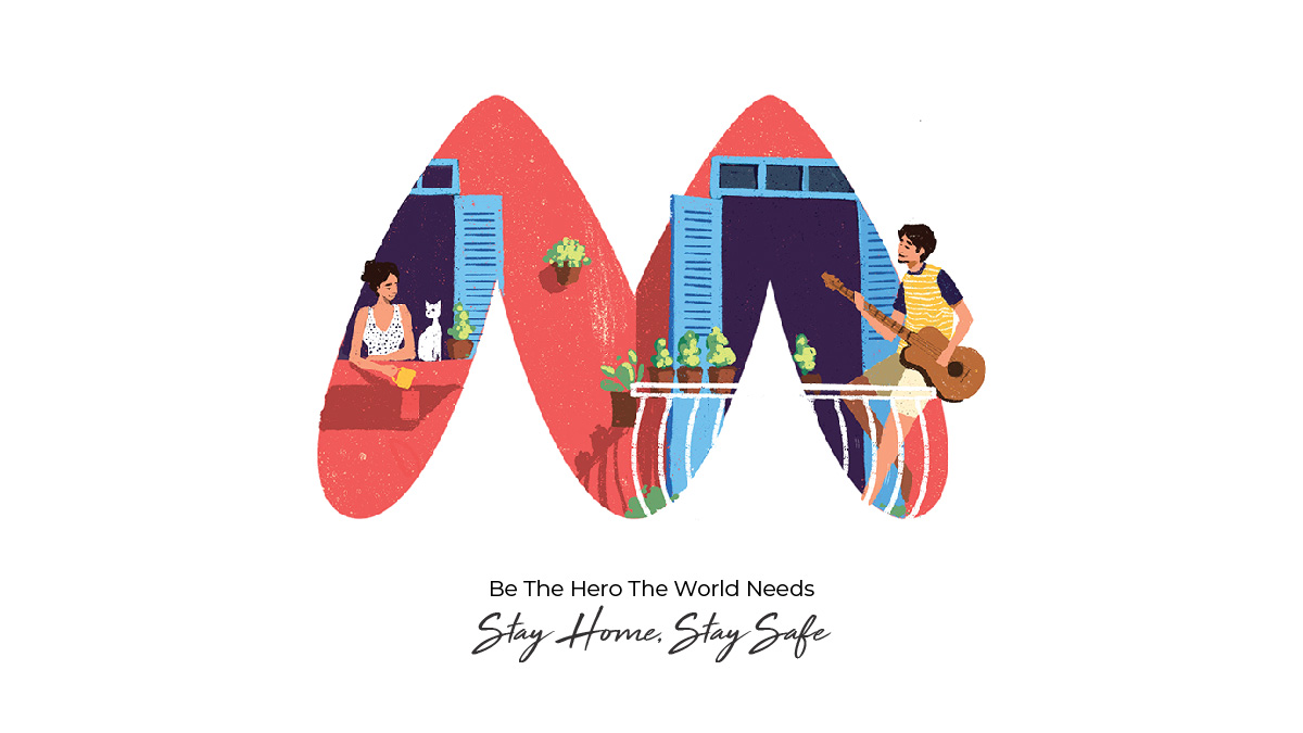 In these trying times, staying in doesn't just keep you safe, it protects others too... So, be the hero the world needs and do your bit to practice #SocialDistancing 
Stay safe, everyone and let's get through this together! 
#TakeABreakWithMyntra #InItTogether