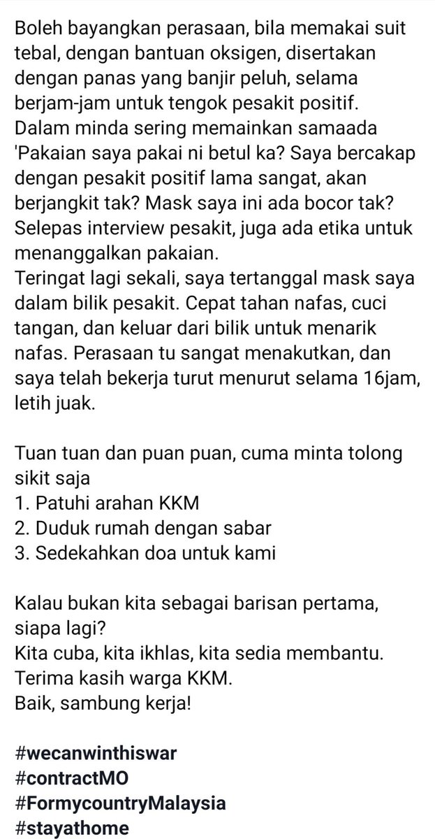 Hebat kisah Dr Wilson Tiang ni. Semoga cerita yang beliau kongsikan ini memberi inspirasi kepada kita semua. #StayAtHome