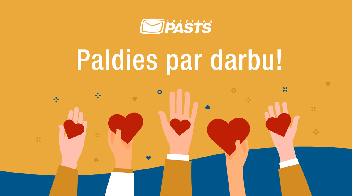 Šis laiks ir saspringts kā klientiem, tā mums pašiem, tāpēc izsakām lielu pateicību visiem mūsu darbiniekiem, kuri nenogurstoši rūpējas par vēstuļu, paciņu un visu citu sūtījumu apriti un piegādi!🙏🏻