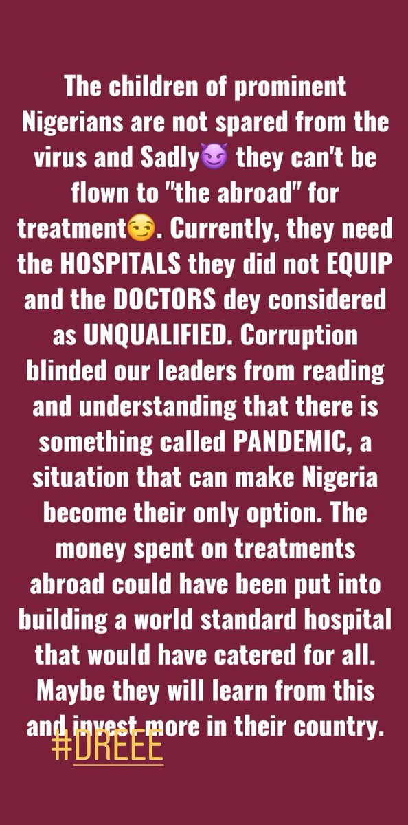 DrmmaEE's tweet photo. From Dr.Amina Asani . #Draminaasani #DrEEE #COVID19withDrEEE #COVIDー19 #COVIDIOTS #COVID19 #COVID19NIGERIA #coronavirus #DrEEE @channelstv https://t.co/3n23G0jifG