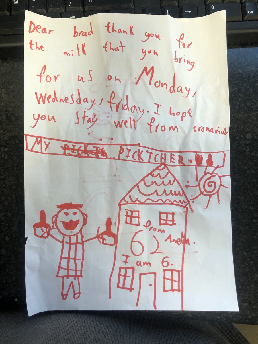Thank you too Amelia age 6 hope you stay safe as well 🥰