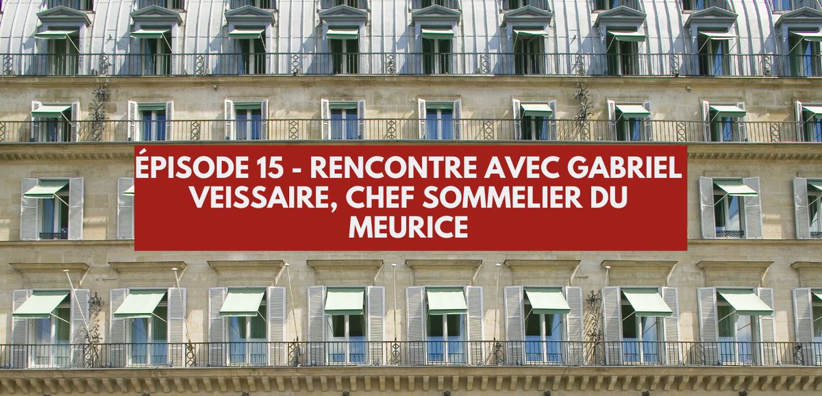 Vin_survin's tweet photo. 🎉NOUVEL ÉPISODE 🎉
Pour le 15e épisode, nous partons à la rencontre de Gabriel Veissaire, chef sommelier du @LeMeurice ! ⭐️ Nous revenons sur sa carrière et ses ambitions
▶️ https://t.co/vbvEDvJj7H ◀️ 
- #Wine #vin #vinsurvin #dcmoments https://t.co/QLHyaxlFLo