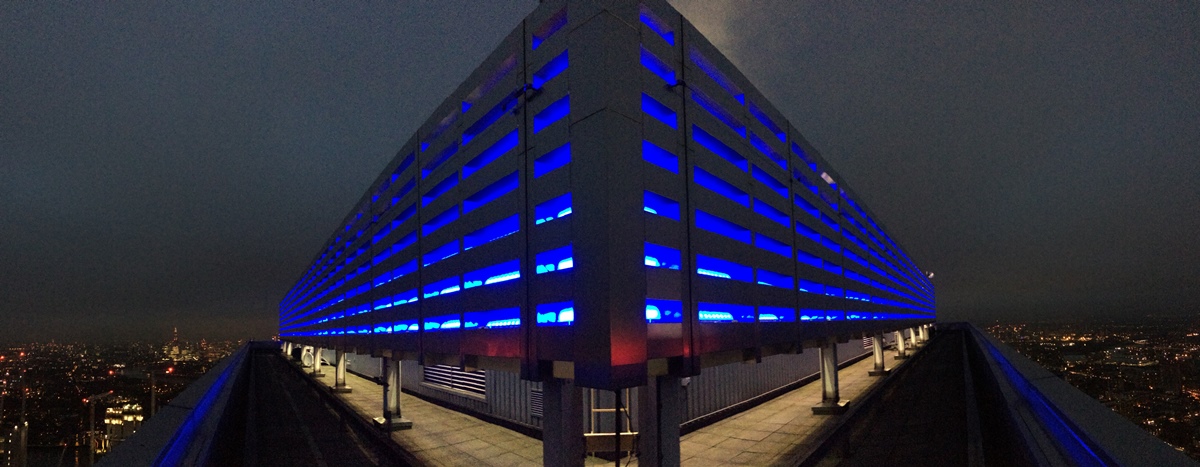 We are lighting up the top of One Canada Square blue in recognition and appreciation of the work of NHS staff during this challenging time. #NHSthankyou