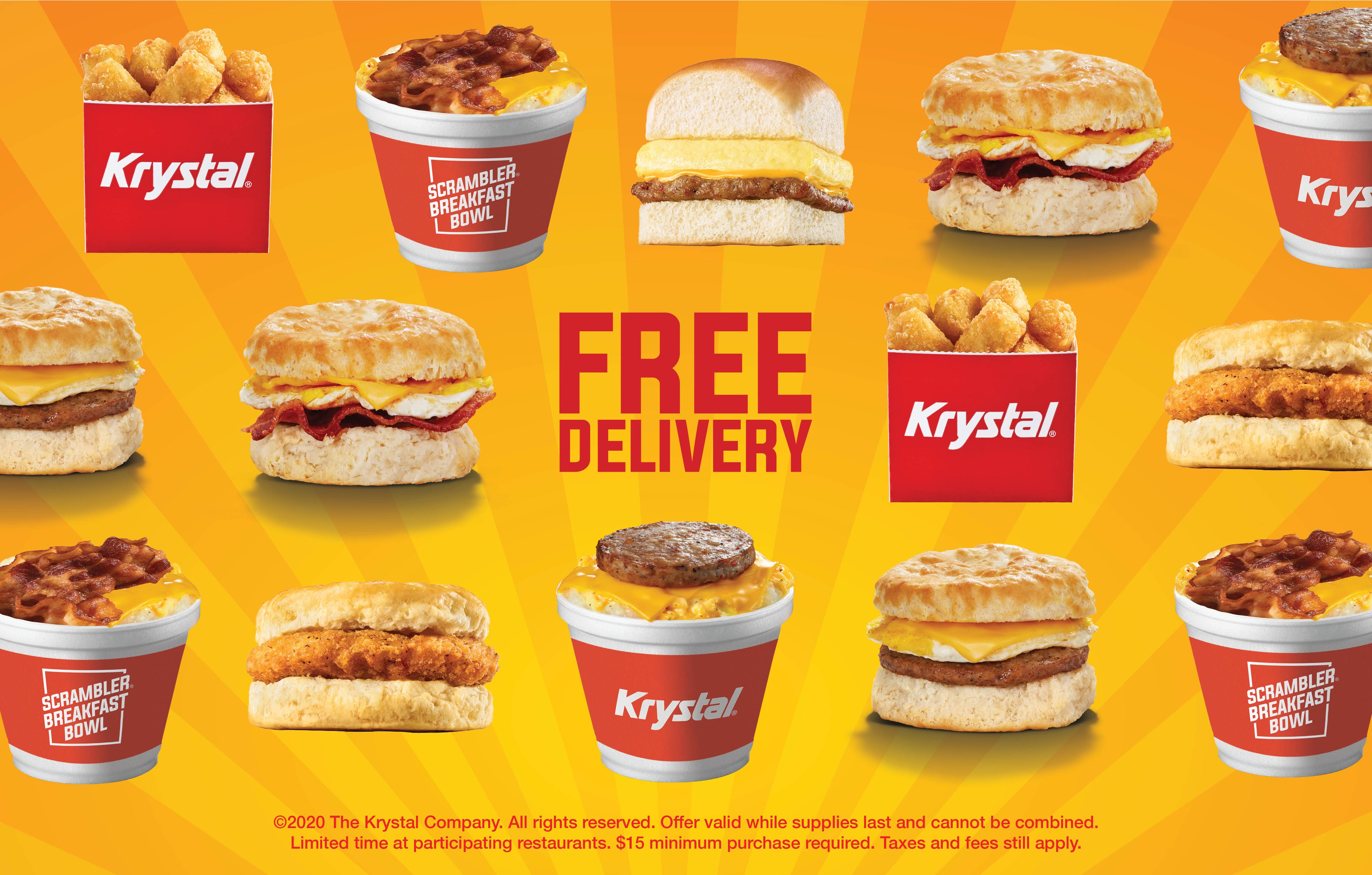Krystal breakfast menu deals