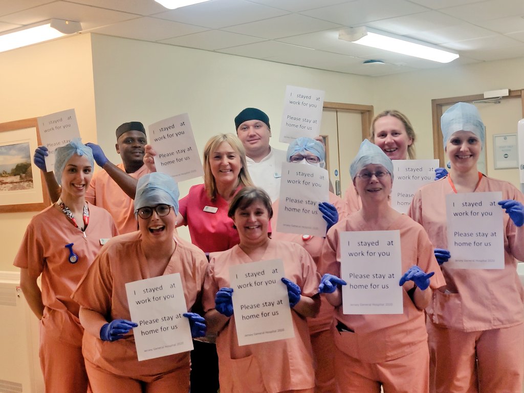 My amazing team. Nursing thru the challenges and still smiling. Here to help you but please help us and listen to advice and self isolate X <a href="/GovJersey/">Government of Jersey</a> <a href="/lvjourneaux/">Louise V Journeaux</a> @ChiefNurseJsy <a href="/jessiem11898218/">jessie marshall</a> <a href="/becksherrington/">Rebecca Sherrington RN MSc</a> @SarahWhitmarsh3 <a href="/JennaMackay4/">Jenna Mackay</a> <a href="/Samnorth1984/">Samantha north</a>