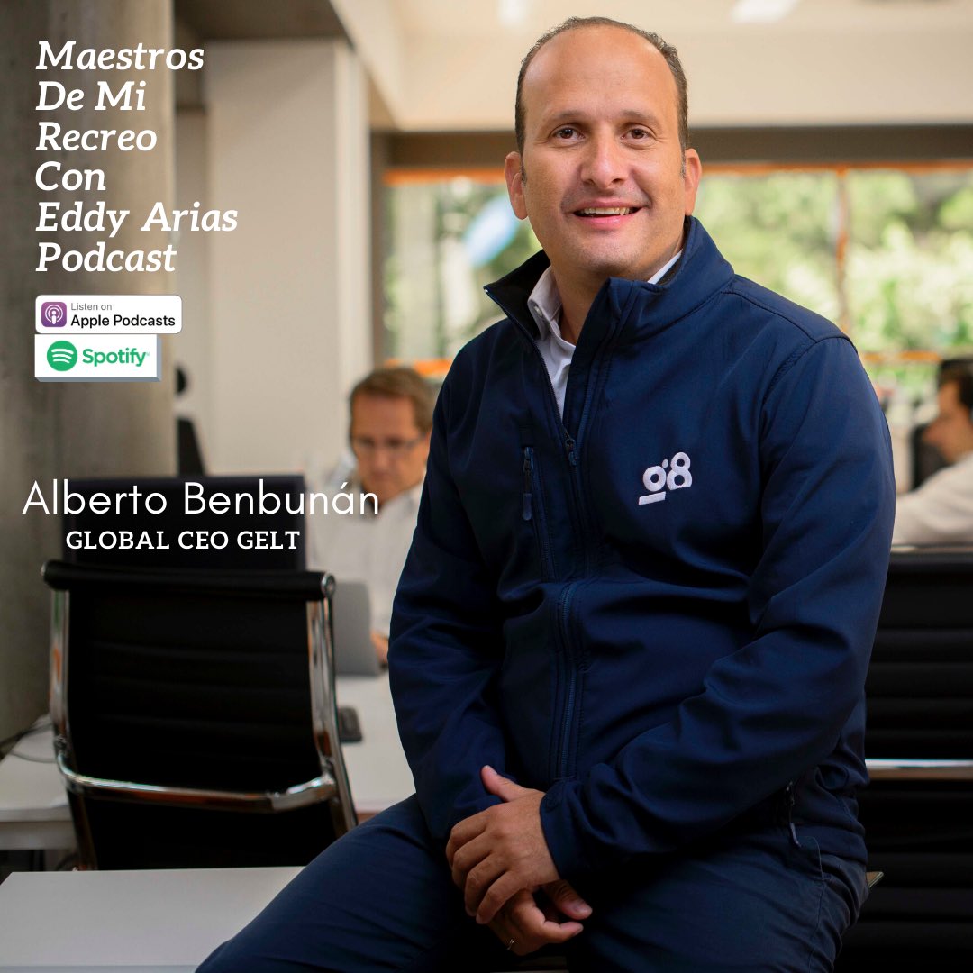 maestrospodcast's tweet photo. Escucha a Alberto Benbunán @betobetico , CEO global del ecosistema Gelt, emprendedor latino en España y académico del IE Business School. Galardonado con el prestigioso Eisenhower Fellowship. Sólo en el podcast Maestros de mi Recreo. 

Spotify 
https://t.co/PNVwLwRyH9 https://t.co/rd0Q1koH2F