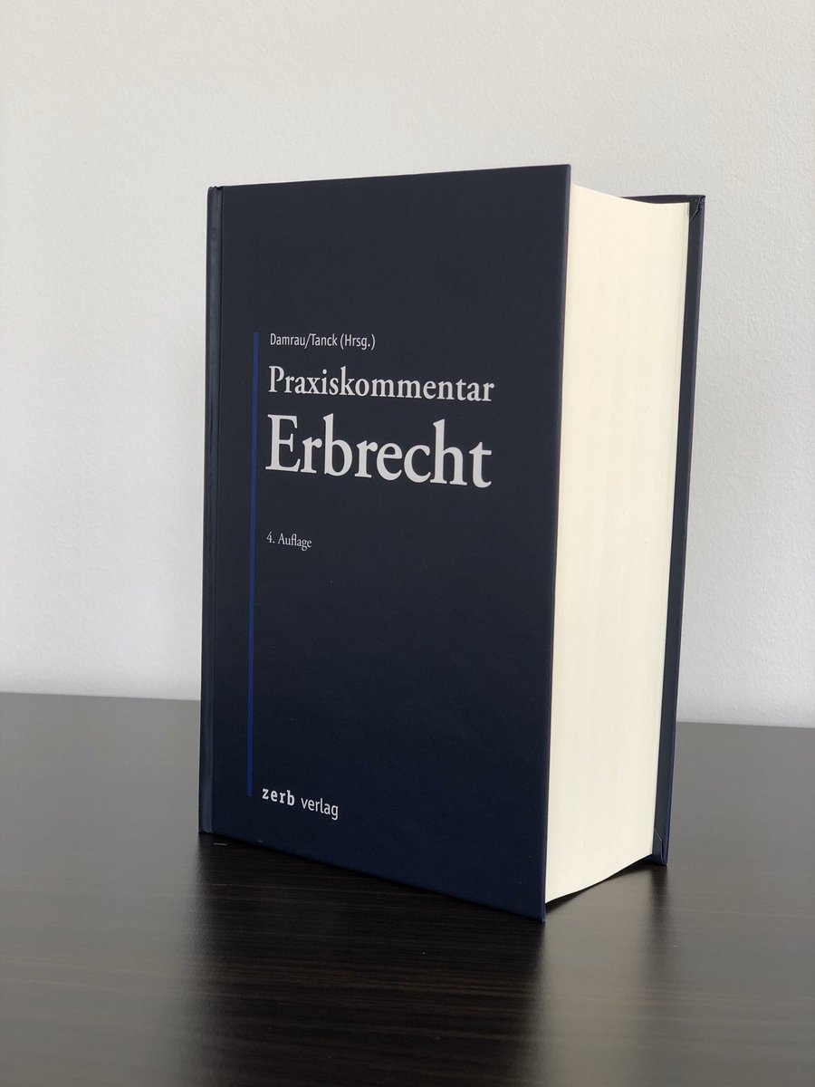 Autorenexemplar eines weiteren Standardwerkes angekommen 😃
Für die Lektüre zu Hause bitte beim örtlichen Händler bestellen 📦📭😉

#Erbrecht
#Praxiskommentar
#StayAtHome 🛋
#SupportYourLocal
#FlattenTheCurve 🚫🦠🚫